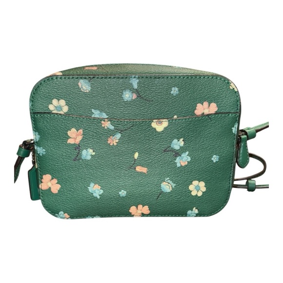 Coach mini camera bag & compact wallet mystical floral print on green. P 14 - Picture 12 of 16